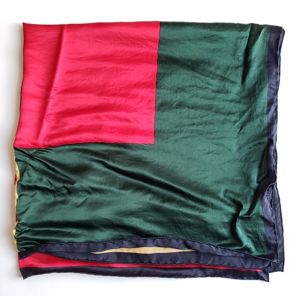 Peter Nygard | Jewel-toned Silk Scarf - Picture 4 of 12